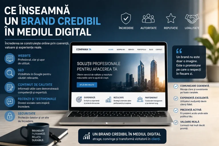 brand credibil în mediul digital